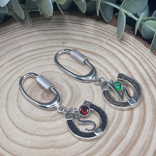 Braided Horse Hair Keychain Pendants