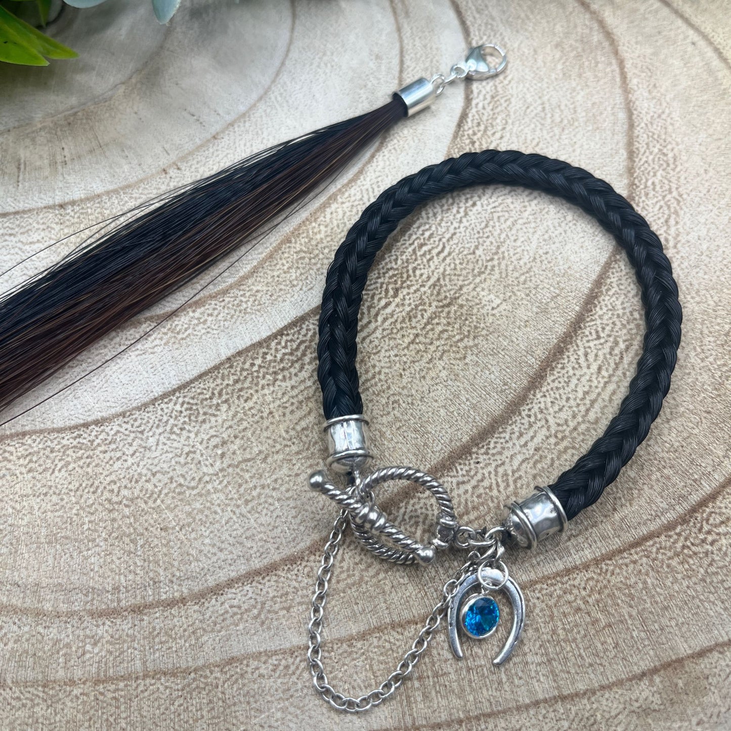 Horsehair Bracelet & Tassel Set