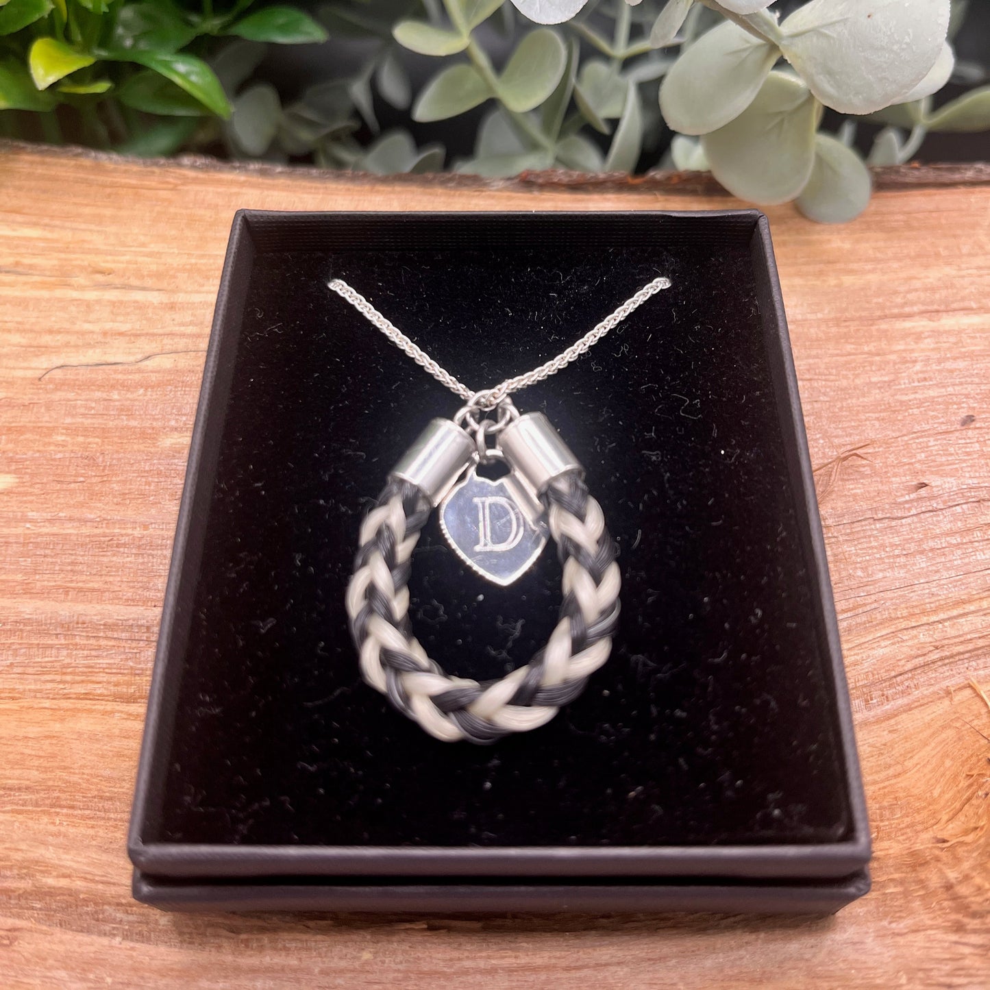 Charm options for custom horsehair necklace keepsakes