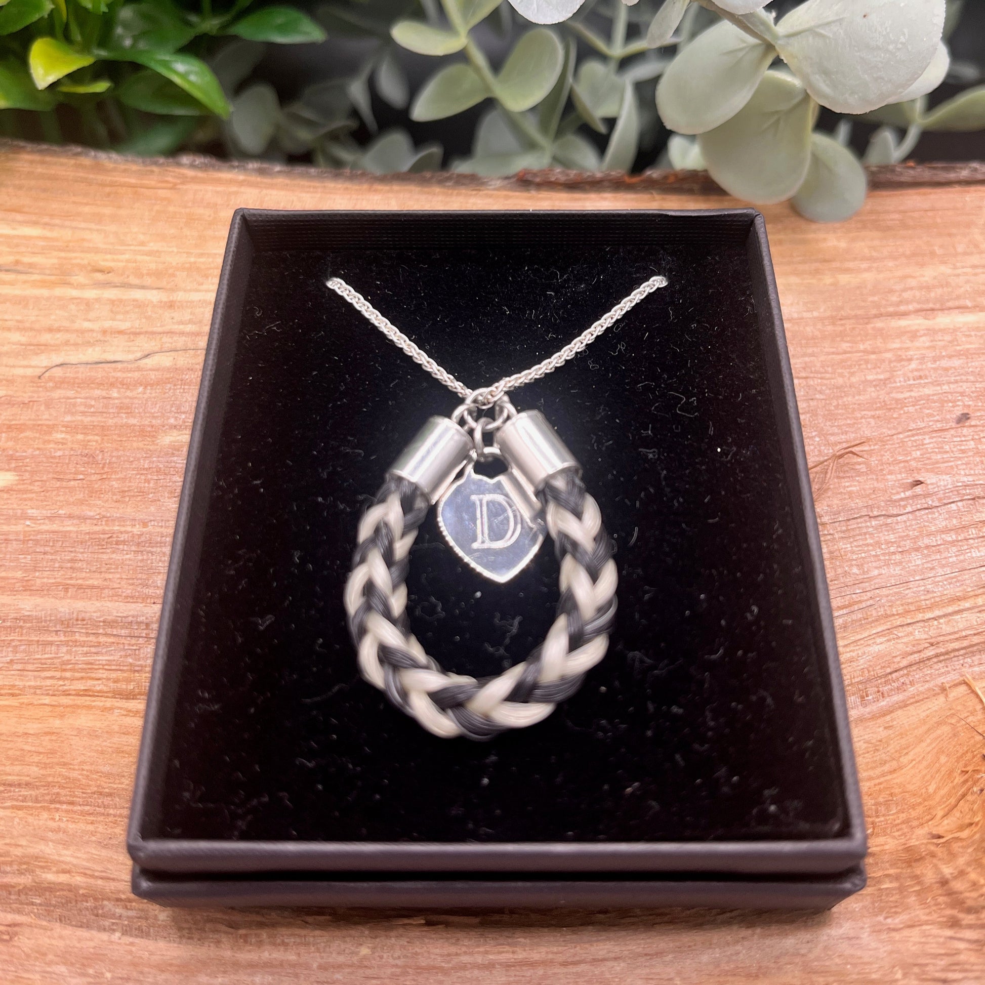 Charm options for custom horsehair necklace keepsakes